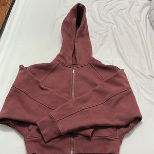 Lululemon thick fleece cropped sweater